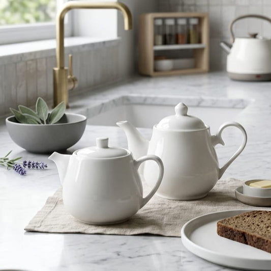 850ml Tea Pot White