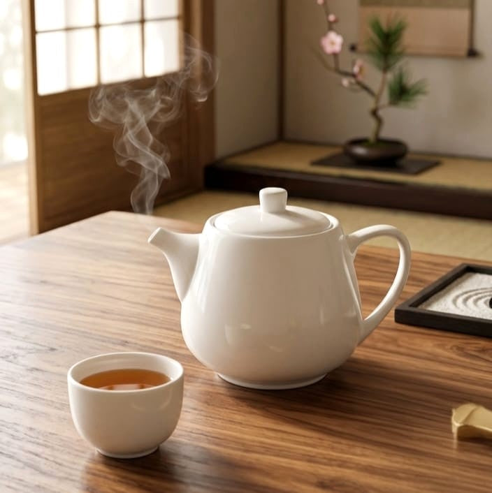 700ml Tea Pot White