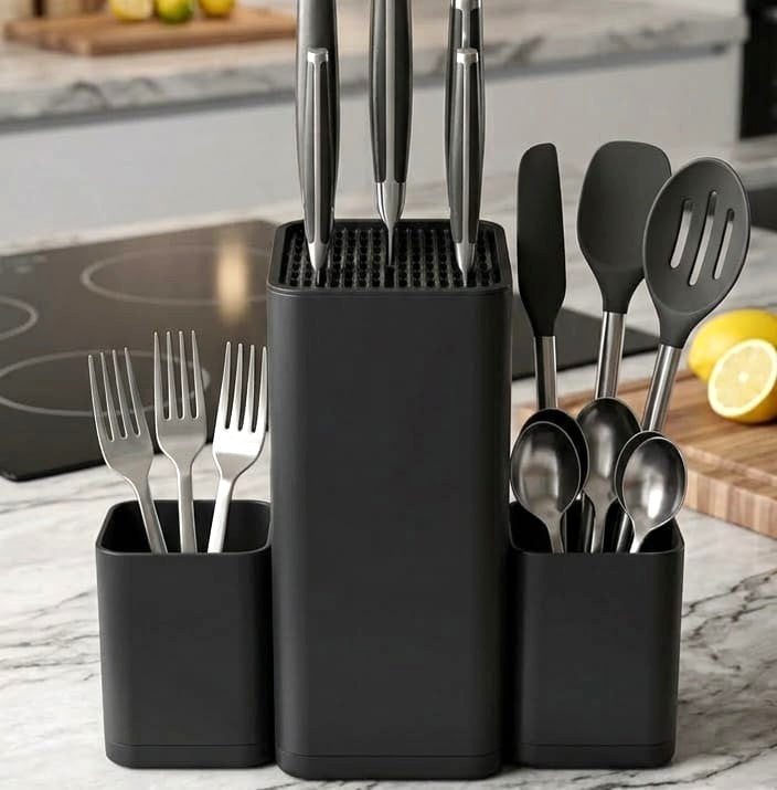 Cutlery Stand with Knife Holder