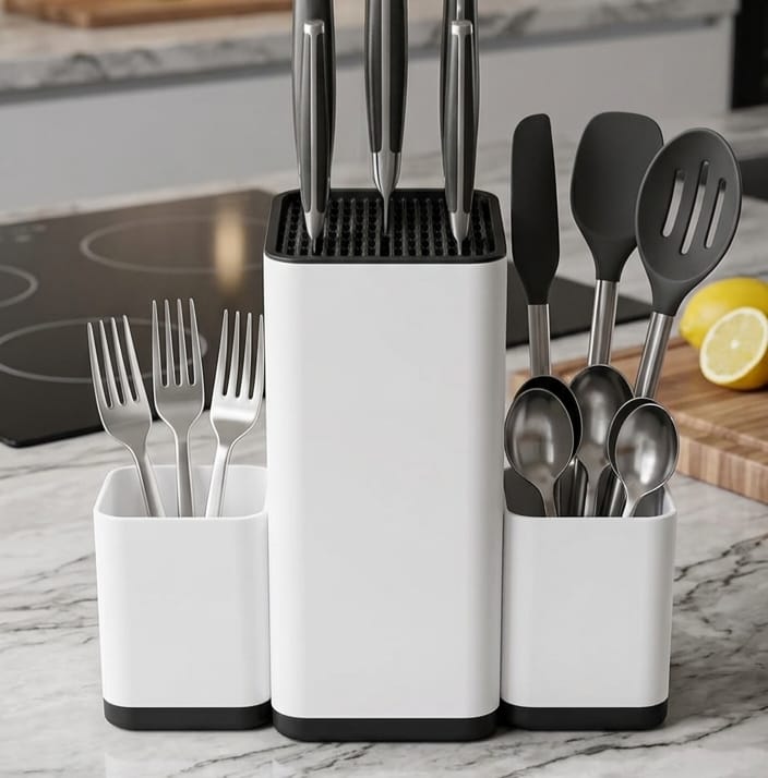 Cutlery Stand with Knife Holder